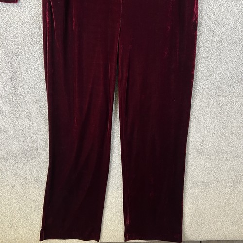 Reiss Jumpsuit Damen Größe UK 8 weinrot rot Samt Cut-Out Abend Anlass Adele - Bild 4 von 17
