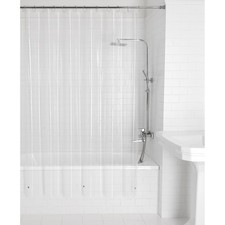 Mainstays Light Weight PEVA Shower Curtain Liner, 70" x 71" Clear