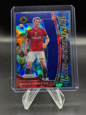 2025 Prizm FIFA Club World Cup Inter-Continental Blue Ice 1/99 Marius Hoibraten
