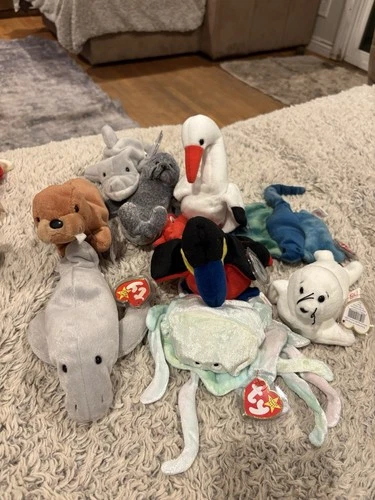 TY beanie babies Lot Vintage-Sea Animals