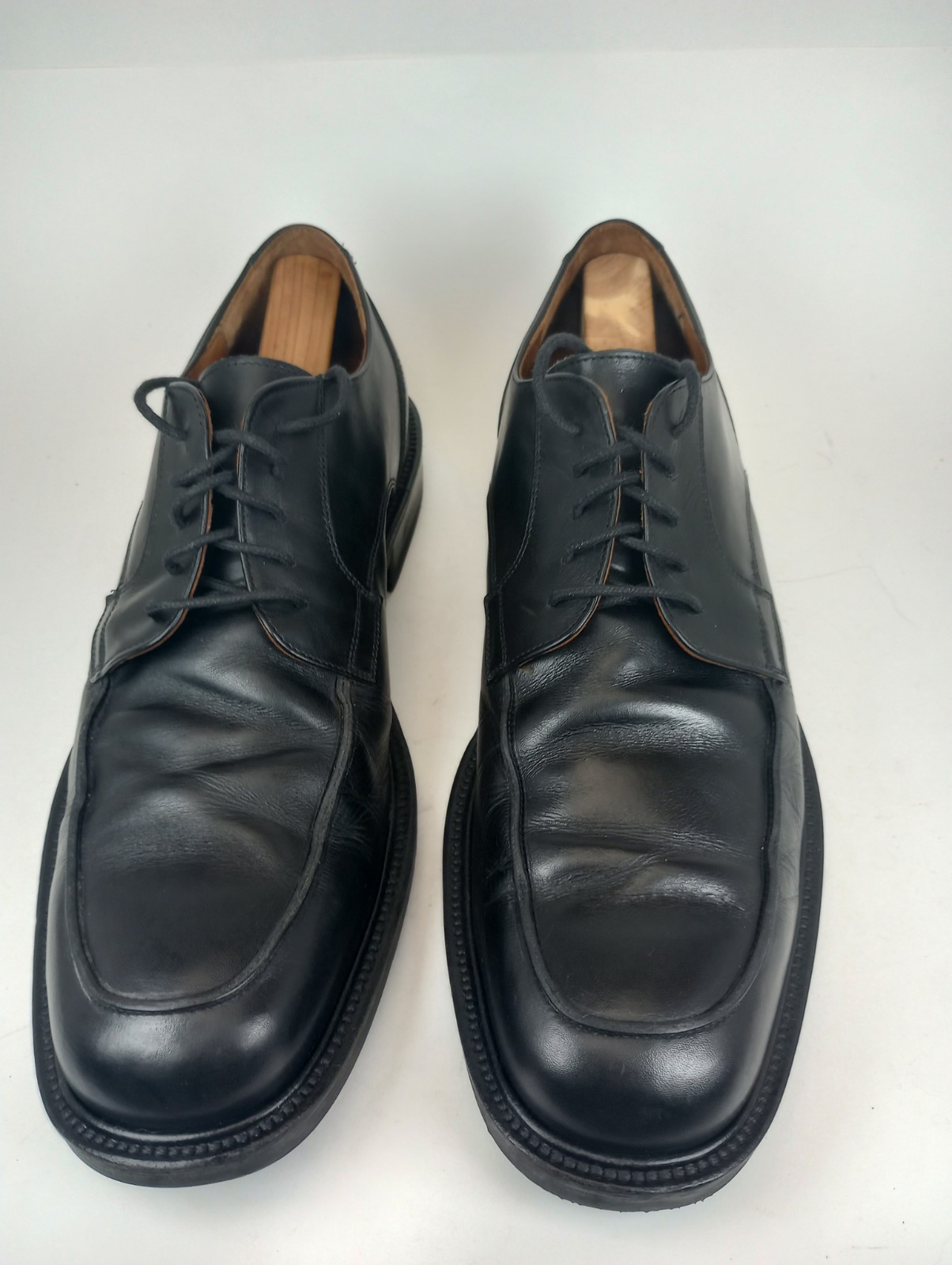 SAOLA Scarpa elegante derby pelle passaporto Johnston & Murphy Italia uomo taglia 12 M nera
