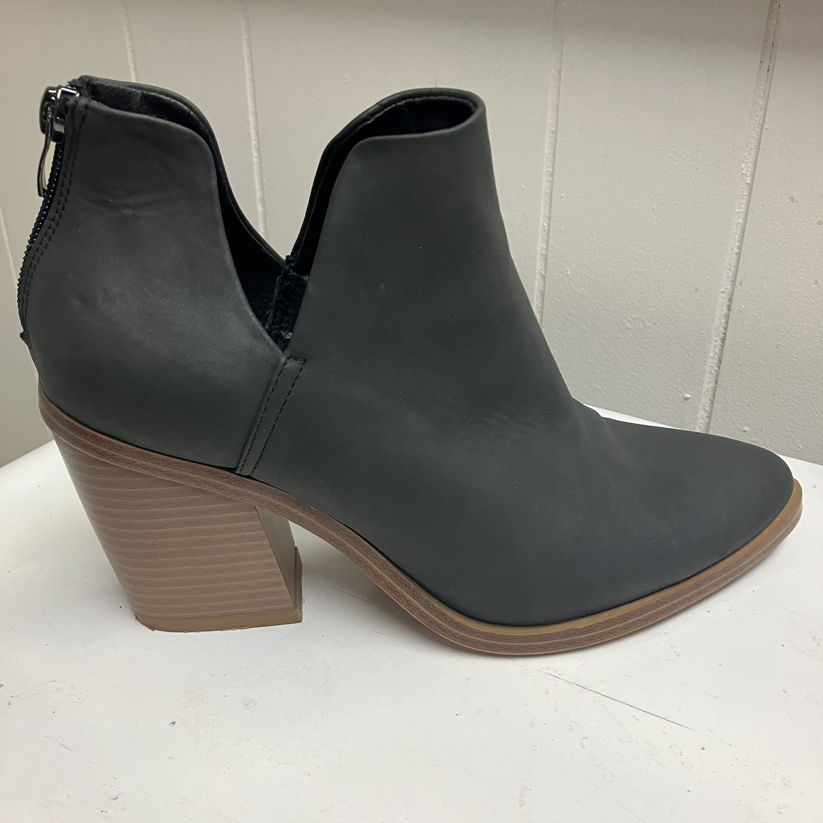 Botines Boho Western Mysoft para mujer con recorte en V al tobillo talla 8 grises vanguardistas ropa de calle