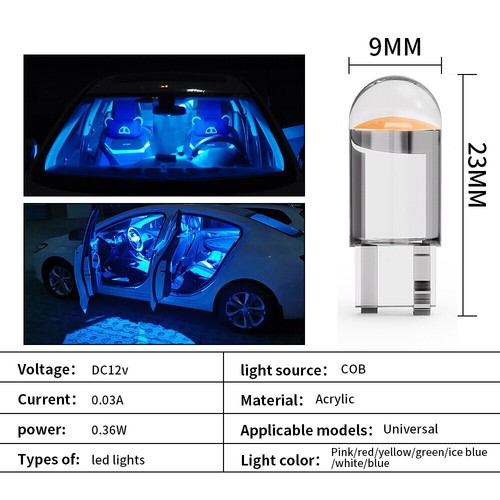 1-10Pack T10 501 LED Car Side Light White Bulbs Xenon Super Bright W5W Sidelight - Picture 3 of 20