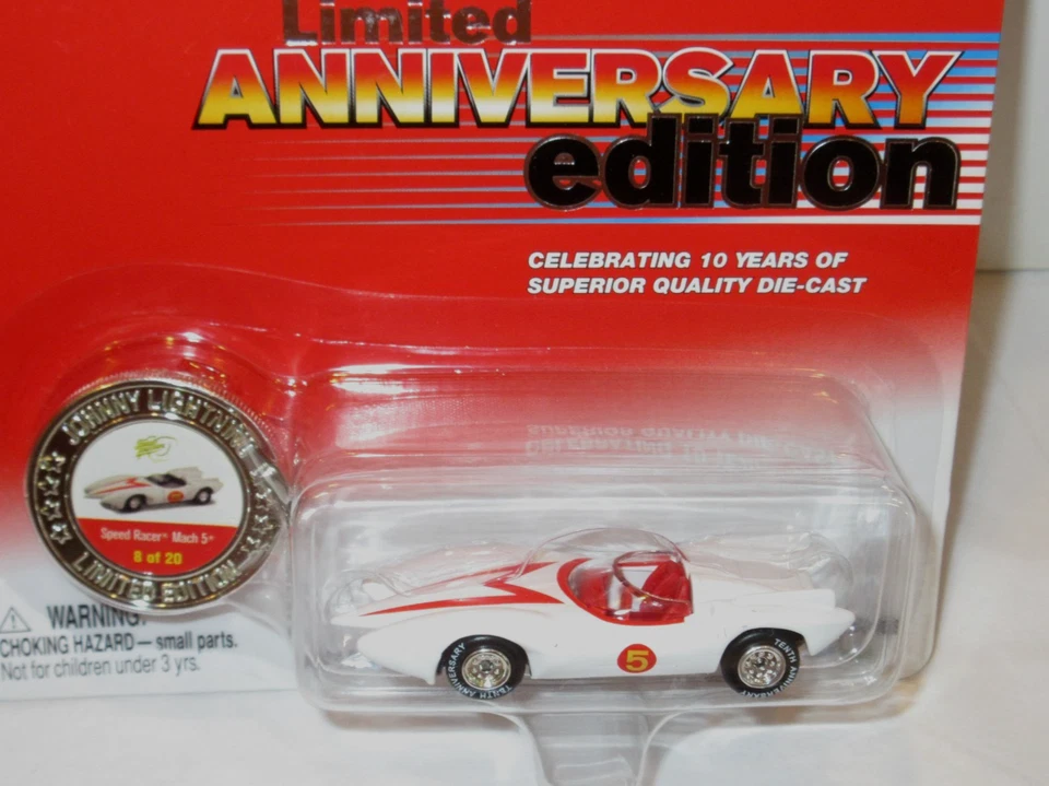 JOHNNY LIGHTNING 10 YEAR ANNIVERSARY ~ SPEED RACER MACH 5 ~ MOC ~ - Image 2 of 4