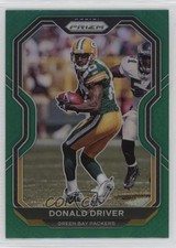 2020 Panini Prizm Green Prizm Donald Driver #214 h8k