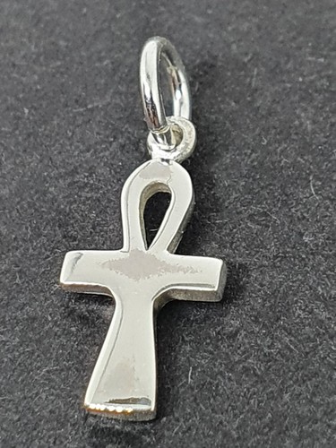 Ciondolo Ankh in argento sterling 925 piccolo ciondolo simbolo di vita... - Foto 8 di 12