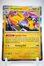 Ampharos - 029/086 Holo Rare ME04: Chaos Rising NM Pokemon TCG