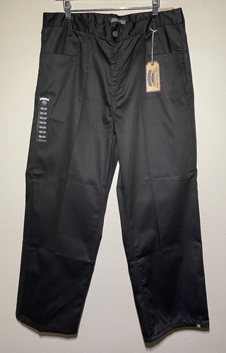 Pantalones Chinos Lowrider Negros 36x30 Pierna Ancha Estilo Y2K Sueltos Cholo Skate Dickies - Imagen 6 de 11