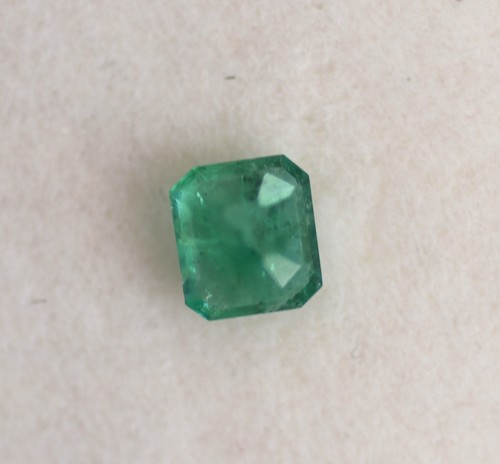 SMARAGD 0,22 CT NATÜRLICHER KOLUMBIANISCHER SMARAGD LOSER STEIN EDELSTEIN 3,88 x 3,53 mm - Bild 5 von 7