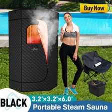 XL Portable Sauna Box, Steam Sauna for Home Spa with Sauna Chair, Remote Control