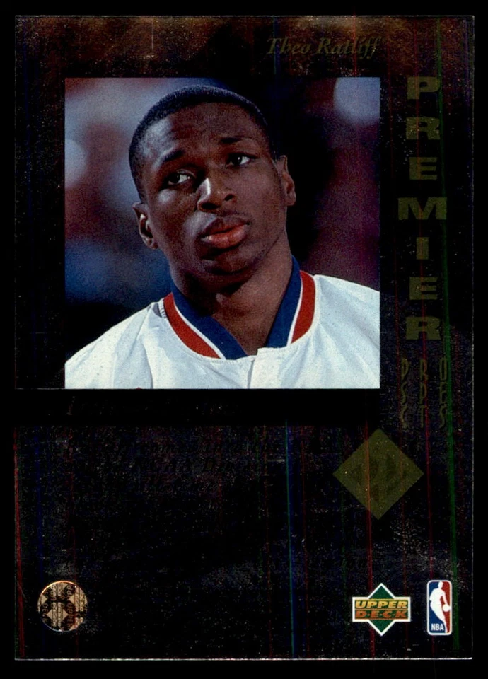 Theo Ratliff 1995-96 SP #153 Detroit Pistons NBA READ FREE SHIPPING AutographDen - Image 2 of 2