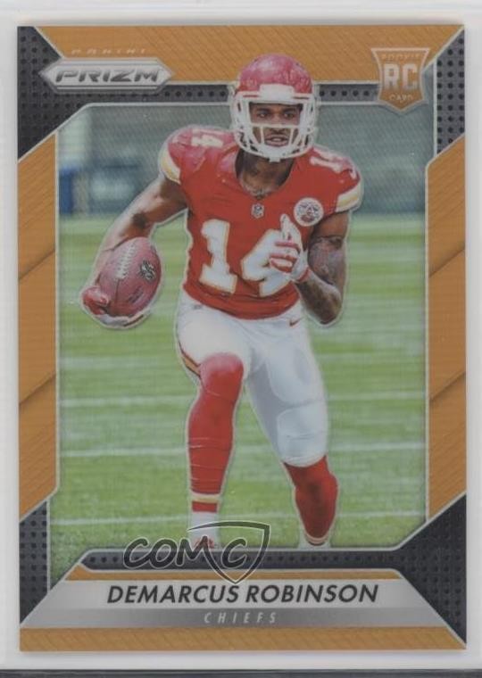 2016 Panini Prizm Orange 167/299 Demarcus Robinson #224 Rookie RC ms9