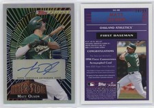 2022 Finest 1994 Topps Cornerstones /99 Matt Olson #94C-MO Auto