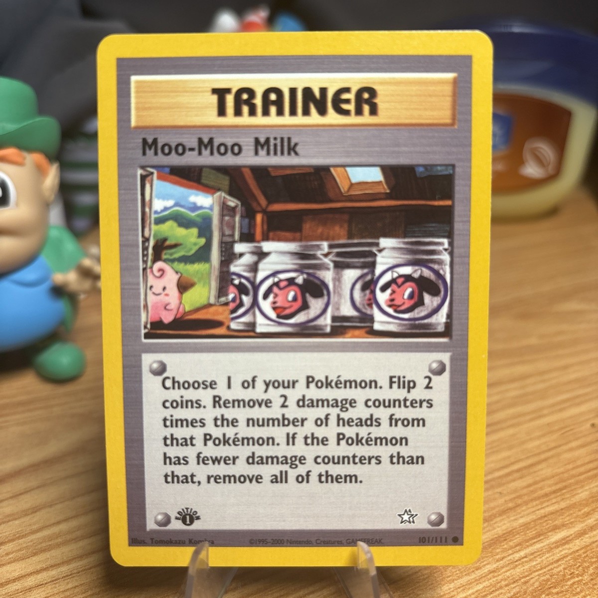 Moo-Moo Milk 101/111 1st Edition Neo Genesis Trainer Pokemon Card