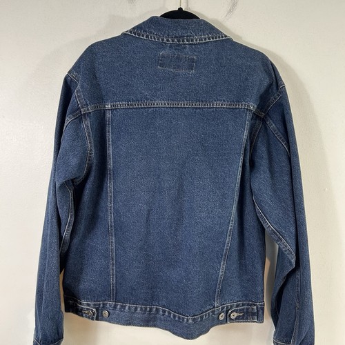 Wrangler Hero Blue Denim Trucker Jacket Trucker Western Rancher Blue Herren Large - Bild 11 von 11