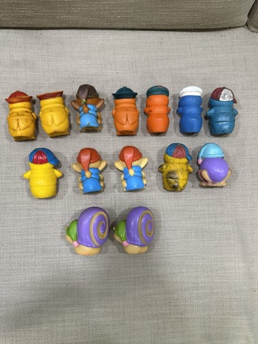 VINTAGE FUNSKOOL INDIA LOT OF 14 GLO WORMS - Picture 8 of 12