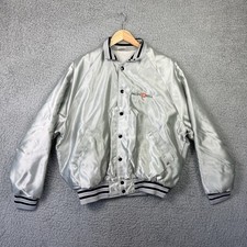 Vintage Varsity Bomber Jacket Pacific Bell Size L Made in USA Aristo Jac