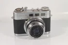 Diax IIb 35mm Rangefinder Camera Isconar 50mm f/3.5 Lens Untested + Case #5836