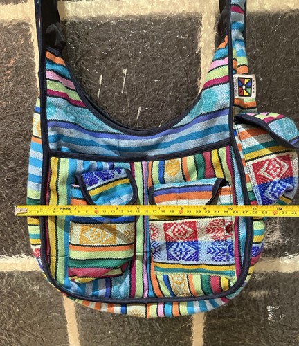 ๐ฅ Rumipamba Hippie Boho Gypsy Cross Body Shoulder Sling Bag Made in Ecuador - Picture 5 of 7