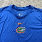 Florida Gators Nike Shirt Men M Blue Short Sleeve Crew DRI-FIT Performance