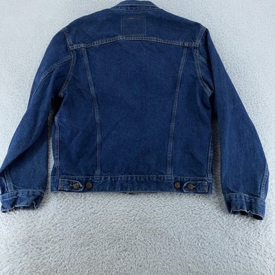 ✅USA製 90s vintage denim tracker jacket 90s Denim Tracker Jacket XL Size Gray Vintage Unisex coat | eBay