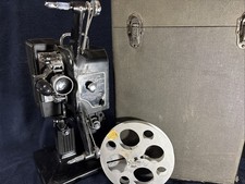 Vintage Kodascope Model G Series II 16mm Movie Projector w/Case  Reel UNTESTED