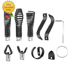 9Pcs Drain Auger Drill Attachment,Cutter and Auger Set,Drain Cleaner Combination