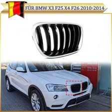 für BMW X3 F25 2010-2014 Facelift Sport Performance Kühlergrill Chrome+Schwarz