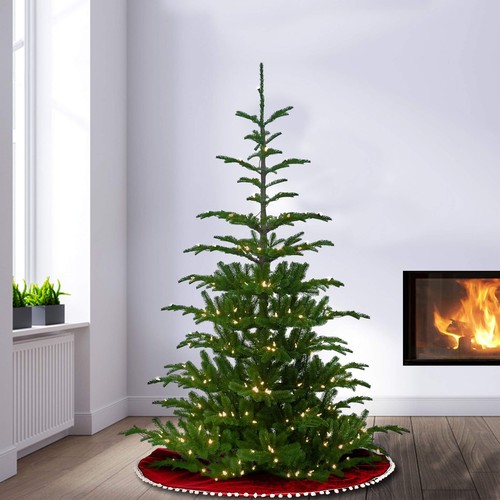 'Feel Real' Pre-lit Artificial Christmas Tree | Includes Pre-strung White Lig... - Picture 2 of 4
