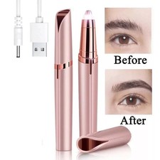 Women's Flawless Brows Facial Hair Remover Electric Eyebrow Trimmer Epilator US