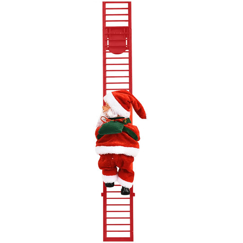 Scala Arrampicata Elettrica Babbo Natale con Musica e Luce LED, Albero di Natale - Foto 18 di 26