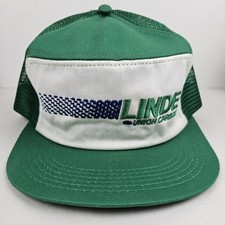 Vintage USA MADE K BRAND Linde Union Carbide Trucker Hat Snapback Cap