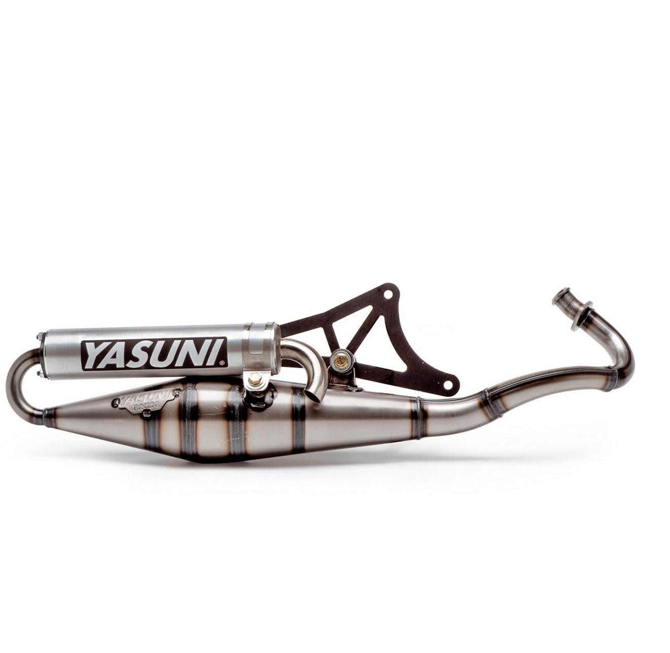 Pot d'échappement Yasuni Z TUB418 noir en aluminium pour scooter 50cc