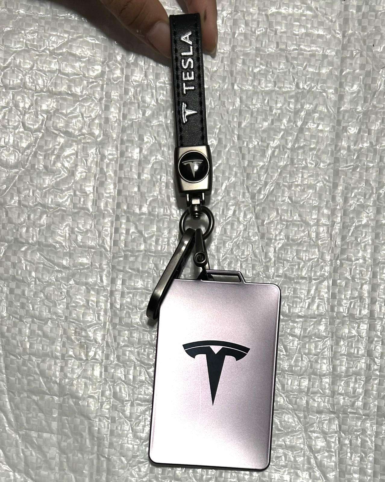 Key Card Holder Case Tesla Model 3 Y X S Key Cover Keyring Keychain Accessories