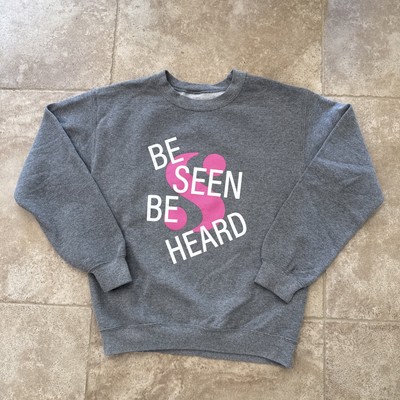 Official Serena Williams Grey Sweater  Be Seen Be Heard  Small