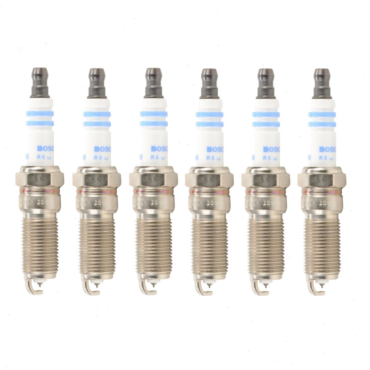 6 pc Bosch Double Platinum Spark Plugs for 2002-2006 GMC Envoy XL 4.2L L6 yw