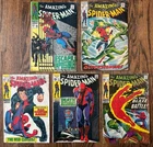 Amazing Spider-Man #65 #71 #73 #75 #77 1968 1969 Silver Age Lot