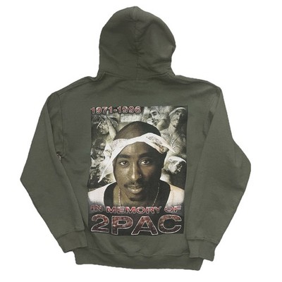 2PAC Sweatshirt Hoodie Pullover Rap Hip Hop Tupac