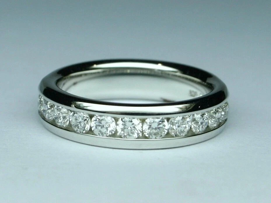 1.50 Ct Real Round Cut Diamond Engagement Men's Band 14K White Gold Size 12
Opens in a new window or