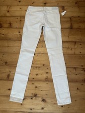 DIESEL Damen Jeans Grupee W26 L32 – Super Slim Skinny – Low Waist Creme Neu !!