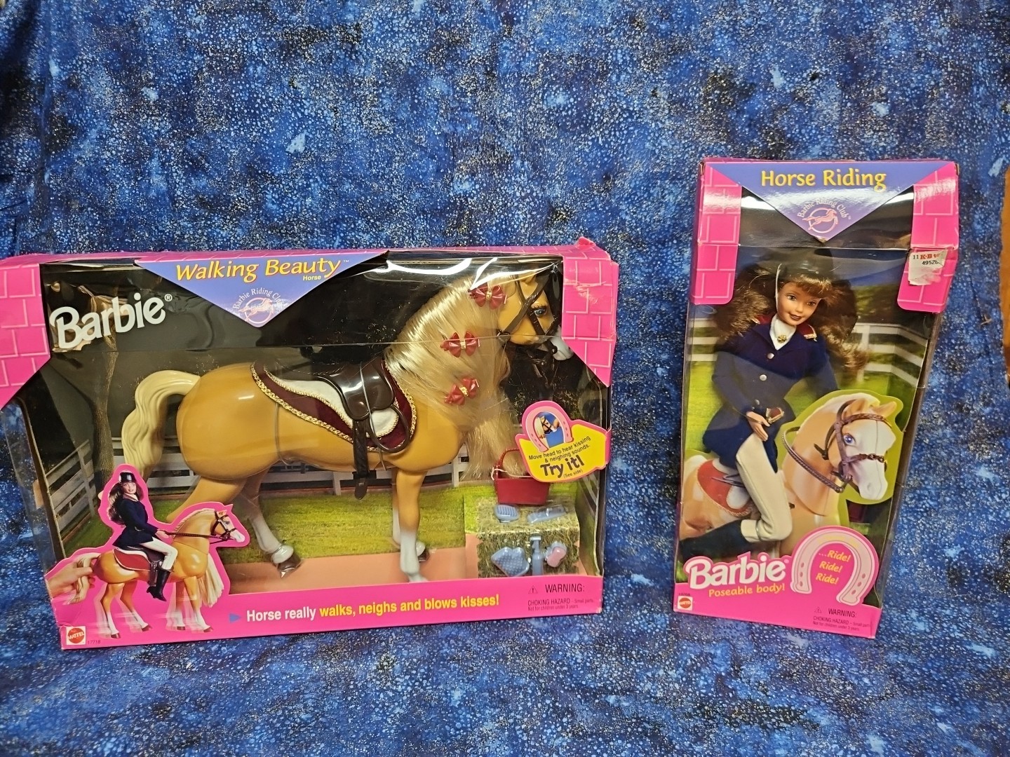 Barbie Walking Beauty Horse And Horse Riding Barbie New In B