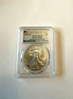 2023 (W) American Silver Eagle PCGS MS70 FDOI Flag Label - Struck At West Point