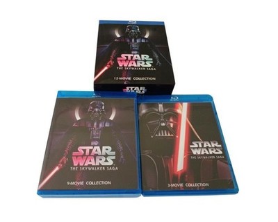 Star Wars： The Skywalker Saga 12-Movie Collection (12-Disc Blu-ray ) New Sealed