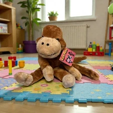 Vintage Russ Berrie 1977 Tonga Monkey Chimp Plush with tag