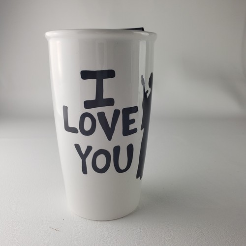 Star Wars Princess Leia/ Han Solo Travel Coffee Mug I LOVE YOU I KNOW - New - Picture 4 of 12