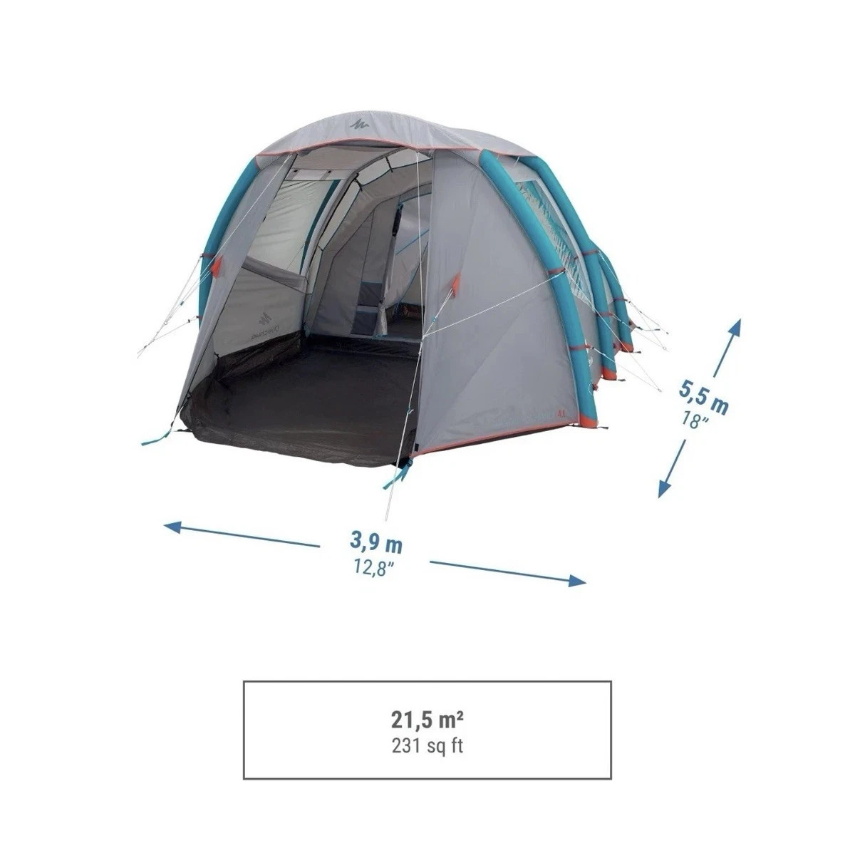 Quechua Inflatable Tent Berth Air Seconds Quechua Family XL