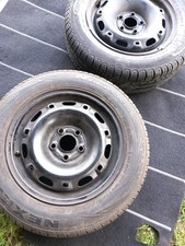 2 cerchi in ferro 14 VW Polo Seat Ibiza 185 60 R14 82H