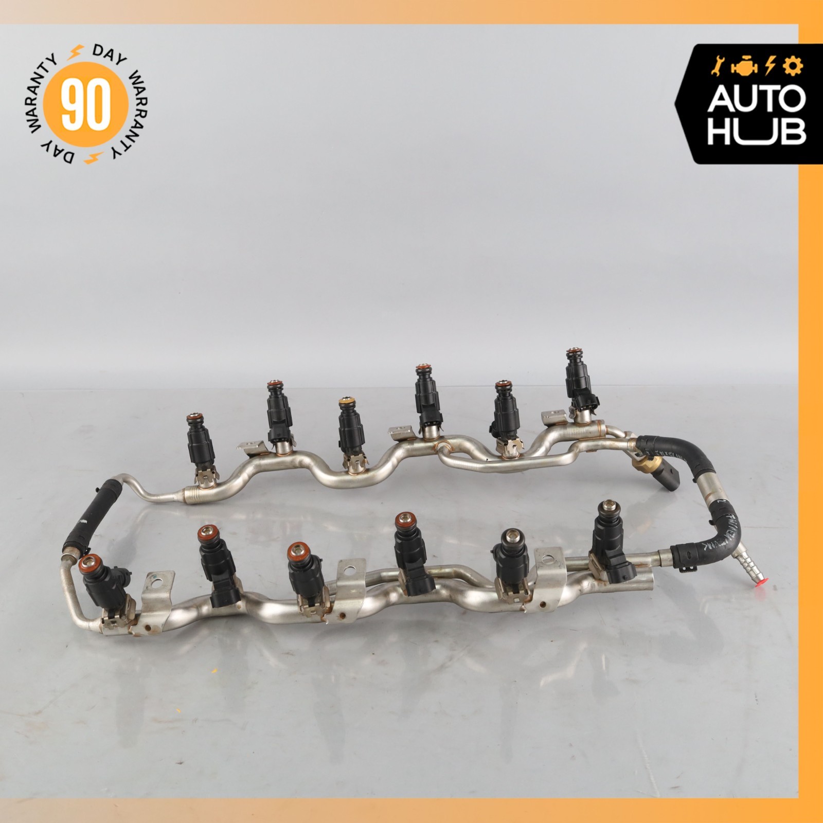 12-18 Bentley Continental GT GTC Flying Spur 6.0L W12 Fuel Injector Rail OEM 56k