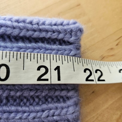 Marie Oliver Cecile Cable Knit Periwinkle Purplish Sweater Mock Neck Sz Lg NWT - Picture 12 of 14