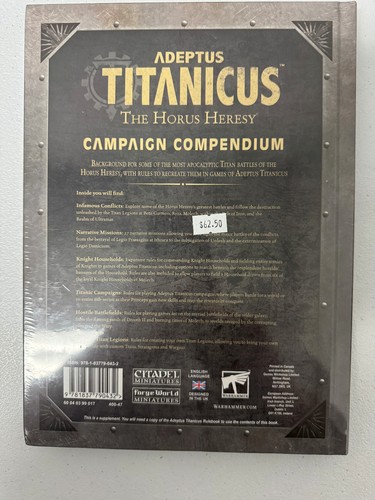 Warhammer Horus Heresy Adeptus Titanicus Campaign Compendium sealed neu 92825 - Bild 2 von 2